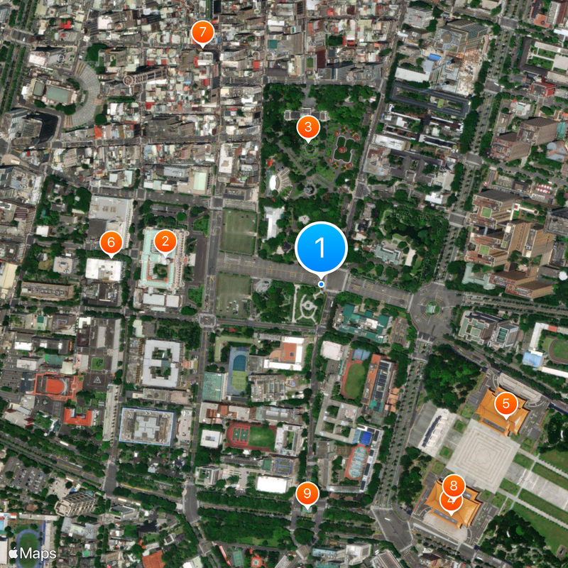 Ketagalan Boulevard Map