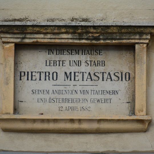 Gedenktafel für Pietro Metastasio