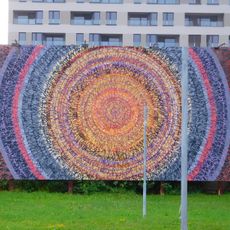 Mural in front of Pragovka Gallery