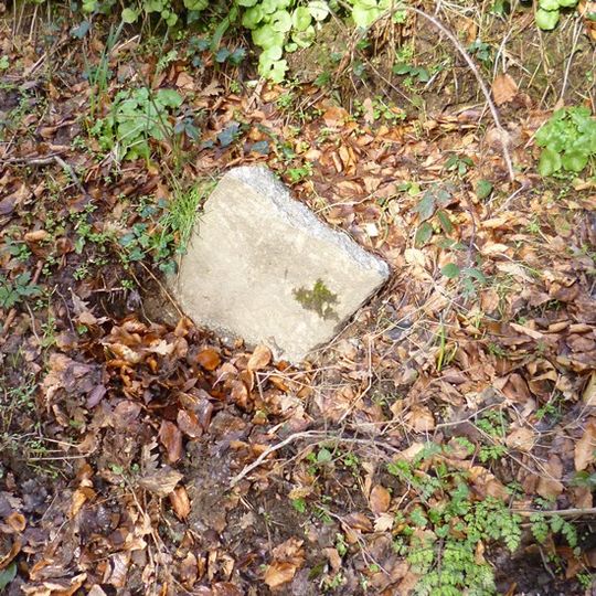 Milestone, 400m W of fork to Braunton/Ashford on old road