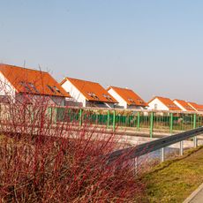 Lávka přes Bylanku proti ulici U Moruší v Pardubicích