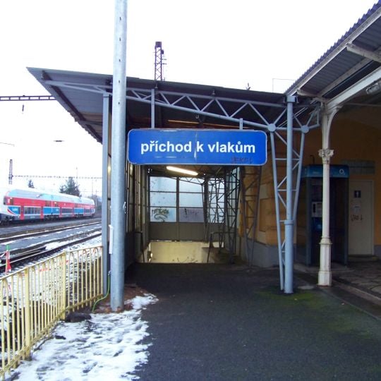 Podchod v železniční stanici Dobřichovice