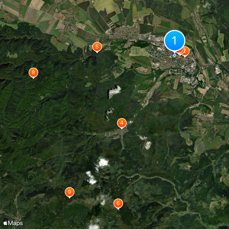 Spišská Nová Ves Kaart