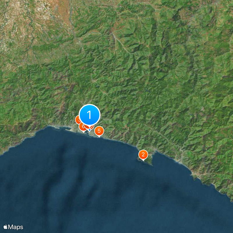 Metropolitan City of Genoa Map