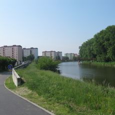 Lávka na Chmelnici v Napajedlech