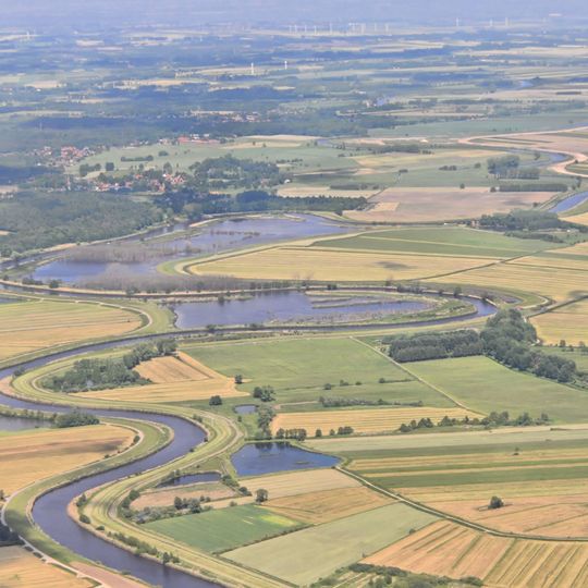 Wiesen- und Weidenflächen an der Oste