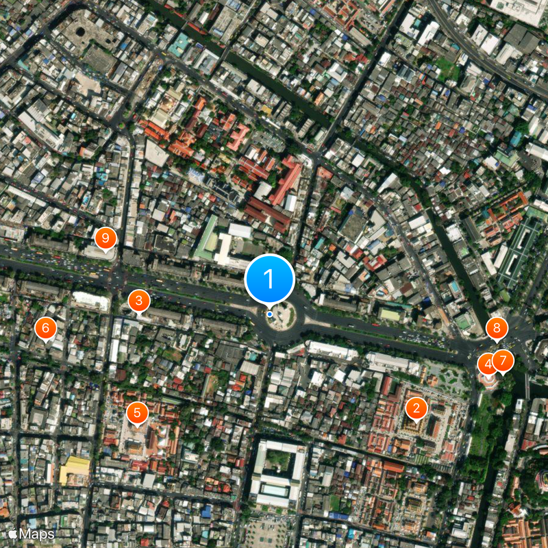 Democracy Monument Carte