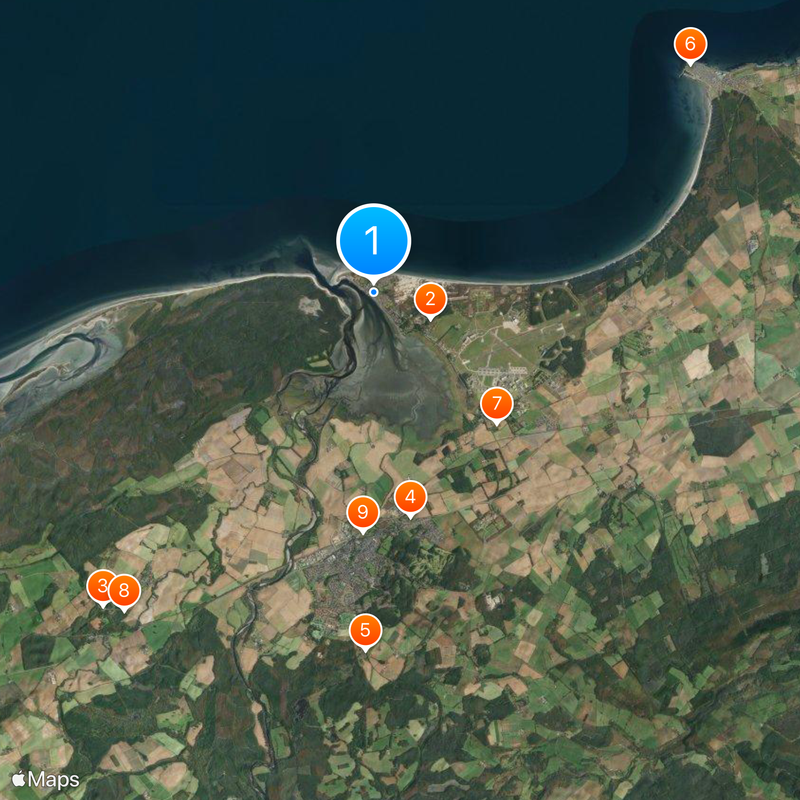 Findhorn Map