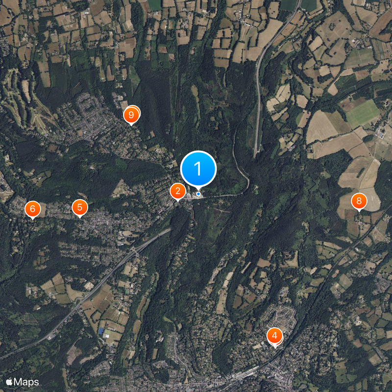 Devil's Punch Bowl Map