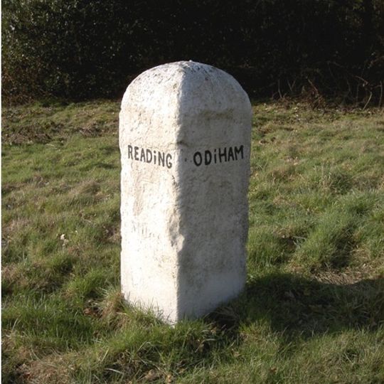 Milestone, Heckfield, by jct. with road to Heckfield Memorial Hall