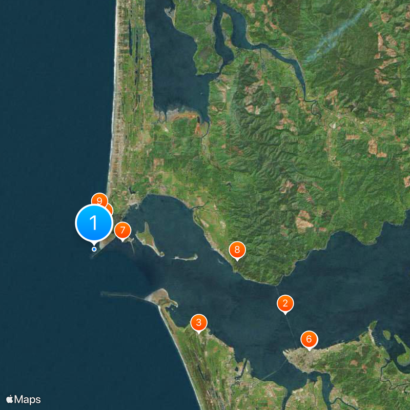 Cape Disappointment Map