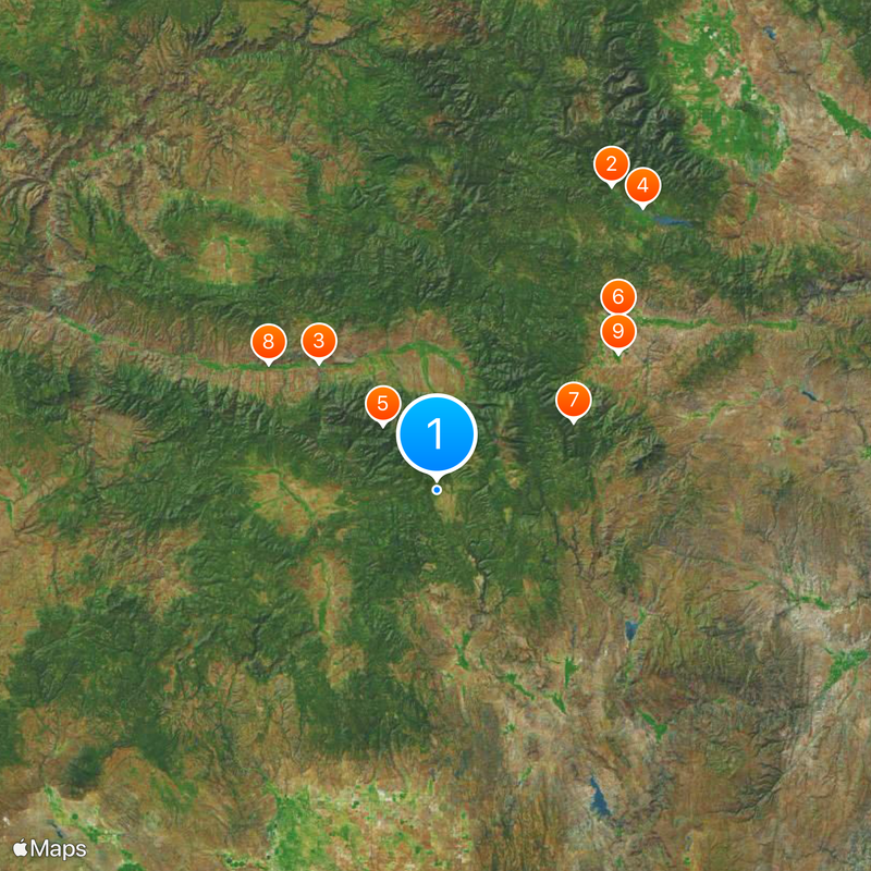Eastern Oregon Map