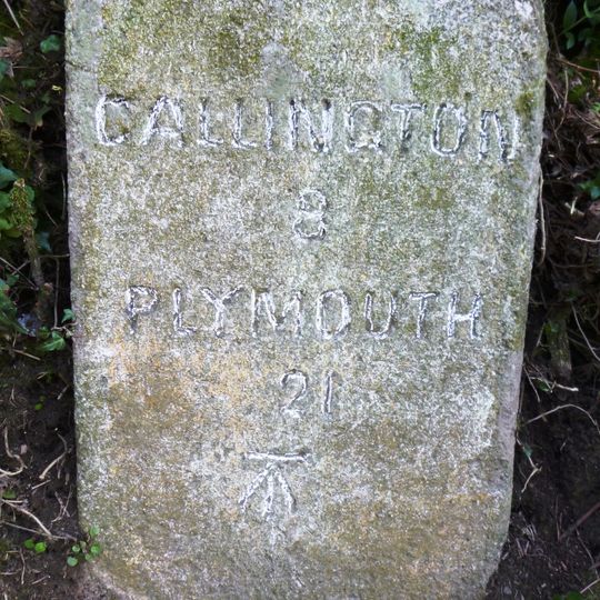 Milestone 250 Metres North East Of Trenhorne