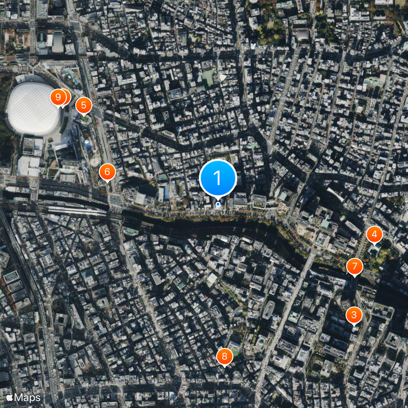 Juntendo University Map