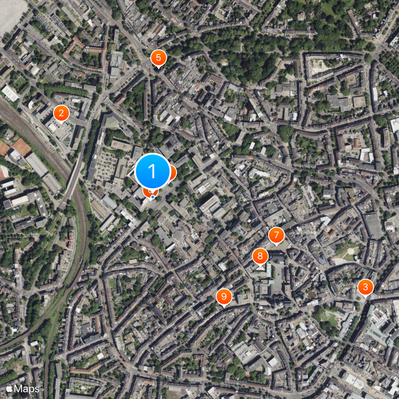 RWTH Aachen University Map