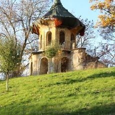 Chinese pavilion in Cibulka park