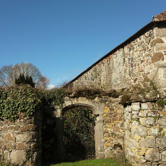 Garden And Farmyard Walls To The South West And South Of Place Barton Including And Footbridge Over Shippen Brook And Thatched Building West Of Place Barton