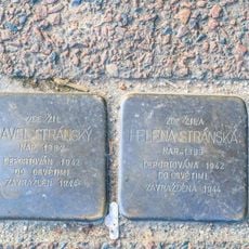 Stolperstein dedicated to Helena Stránská