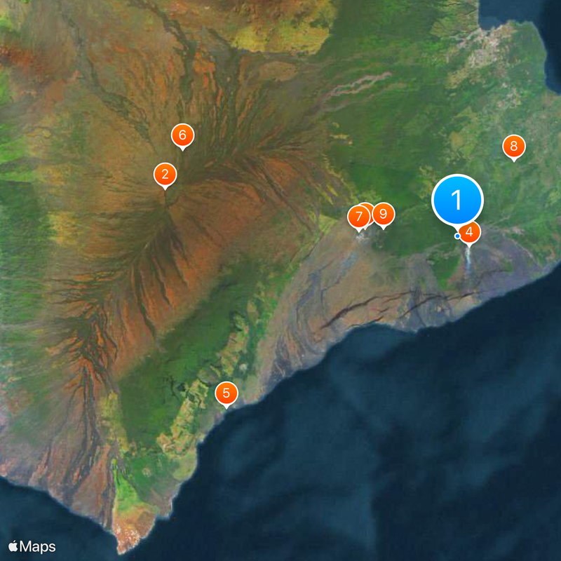 Hawaiʻi Volcanoes National Park Map