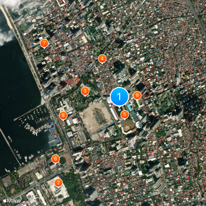 Rizal Memorial Stadium Map