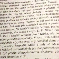 Kříž na místě komunisty zničeného mlýna u Hojovic