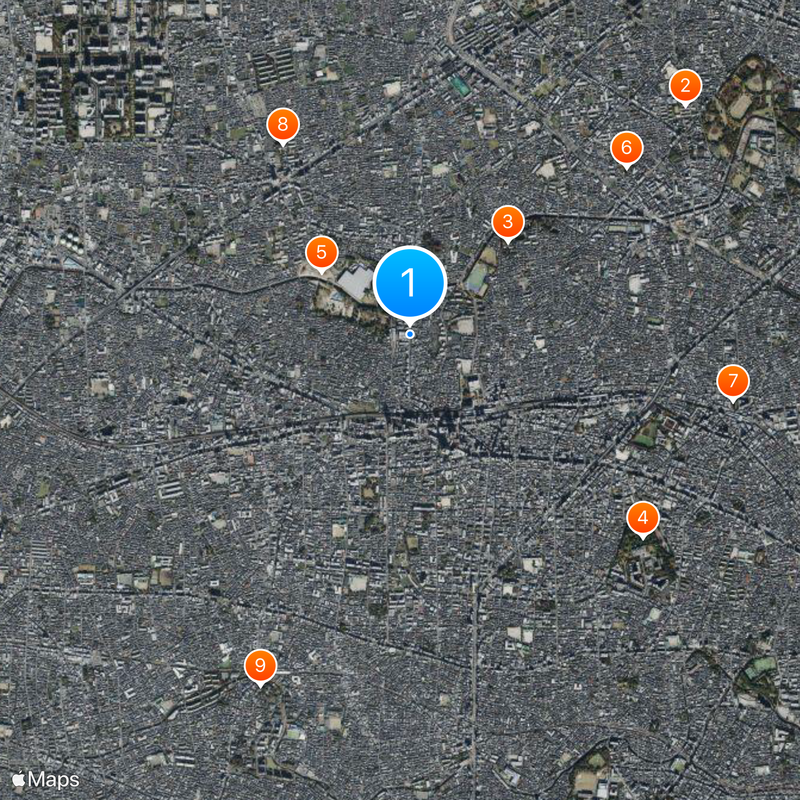 Toshimaen Station Map