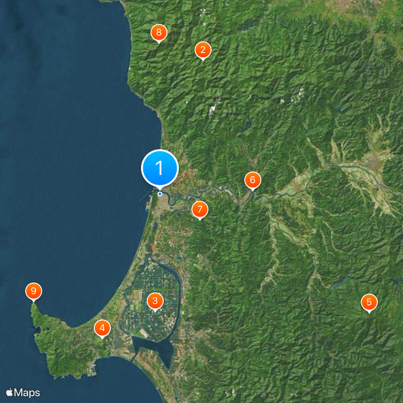 Akita Prefectural Noshiro Technical High School Map
