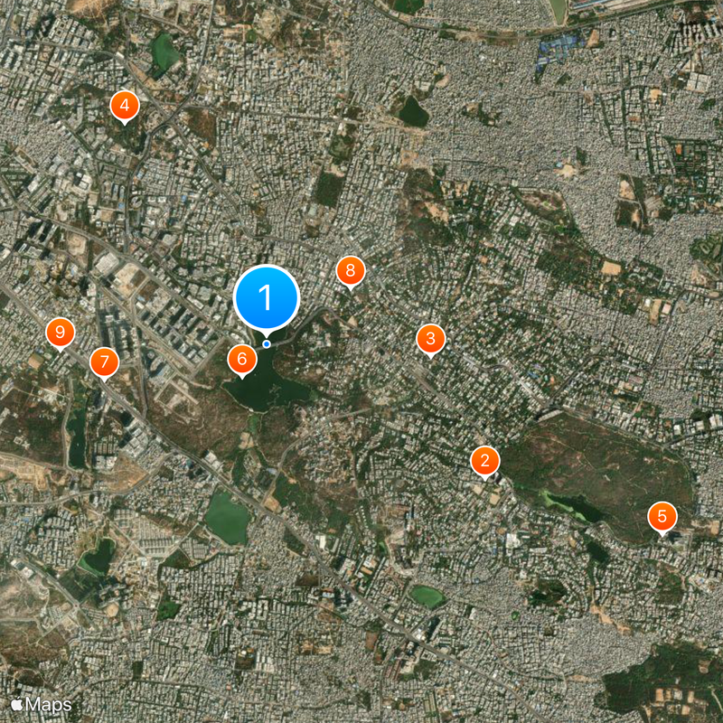 Durgam Cheruvu Bridge Mappa