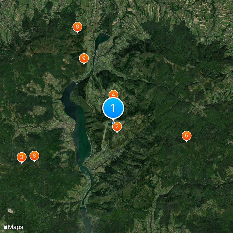 Pumped-storage hydroelectricity Żar Map