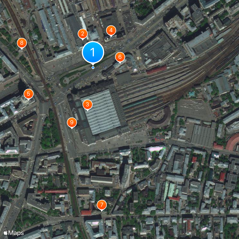 Komsomolskaya Map