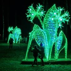 Sezonowa wystawa Książęcy Park Iluminacji ,,Baśniowe Zatonie”