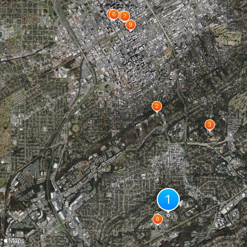 Samford University Map
