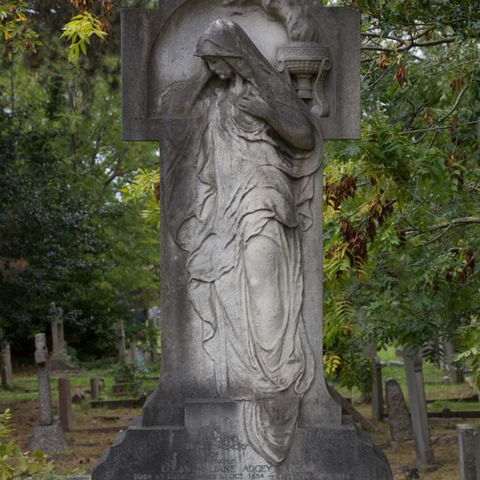 Tomb Of Eleanor Adgey Edgar In Hampstead Cemetery