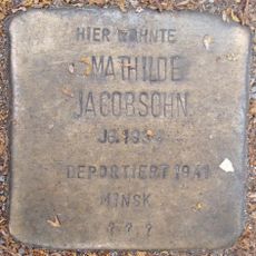 Stolperstein dedicated to Mathilde Jacobsohn