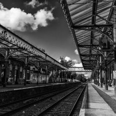 Hale Station, West Platform Building, Canopy And Signal Box