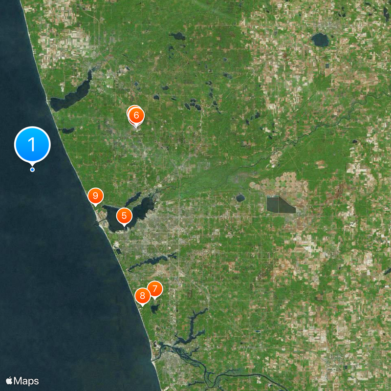 Muskegon County Karte