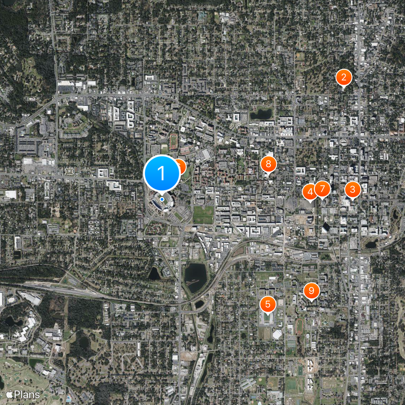 Doak Campbell Stadium Map