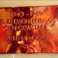Plaquette in het NS-station