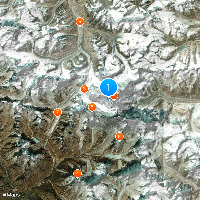 Himalayas Map