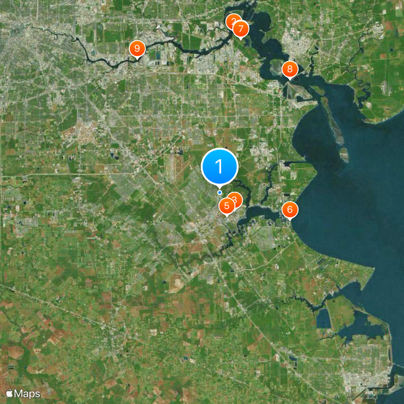 University of Houston–Clear Lake Map