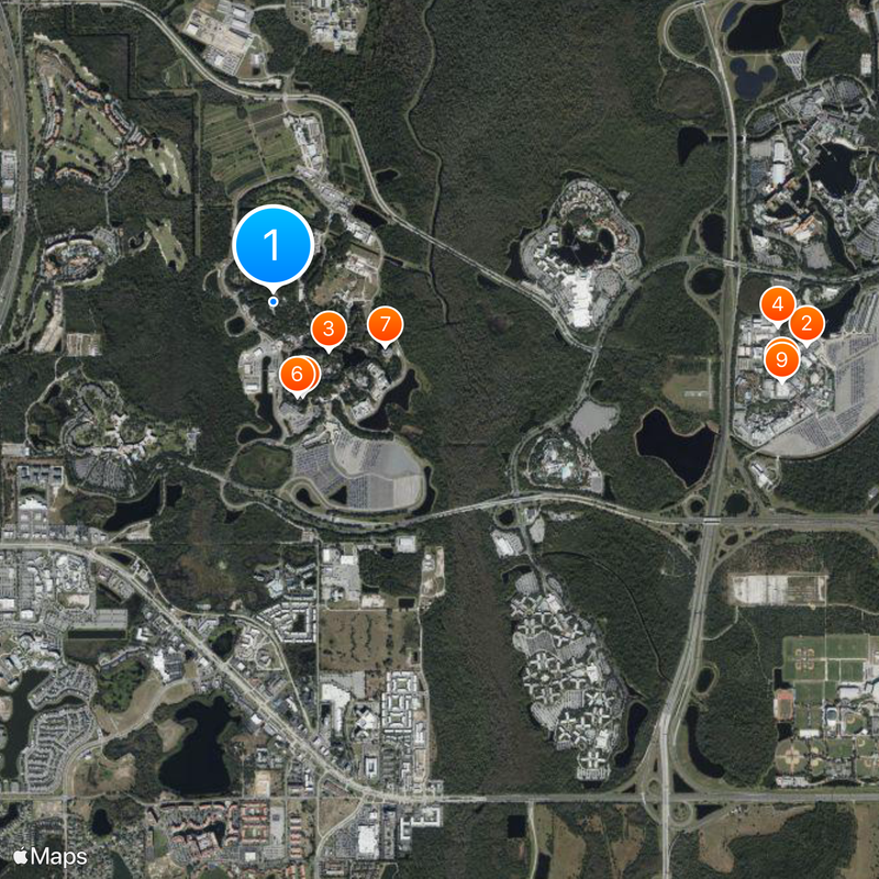 Kilimanjaro Safaris Map