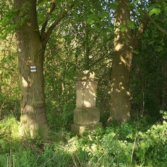 Kříž v lokalitě U Chaloupků nedaleko Plešnic