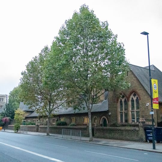 Front Wall And Gate Piers To Former Holy Trinity Primary School And Number 220