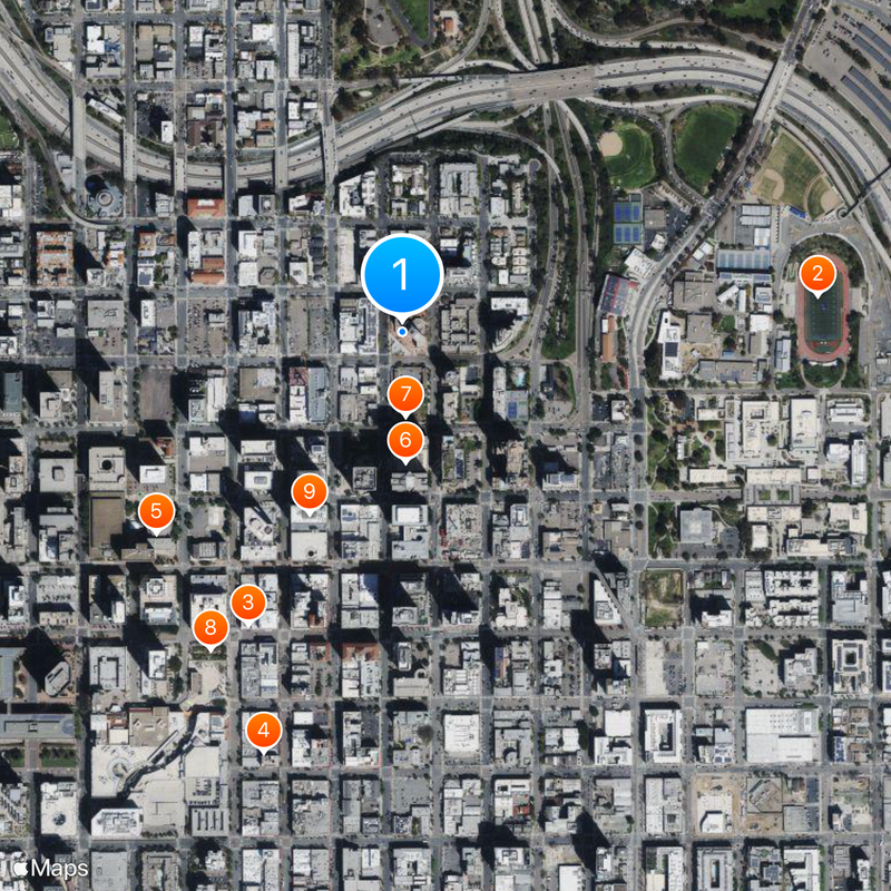 El Cortez Apartment Hotel Mappa