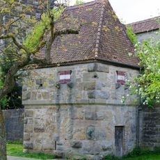 Streichwehr Nähe Röderschütt in Rothenburg ob der Tauber