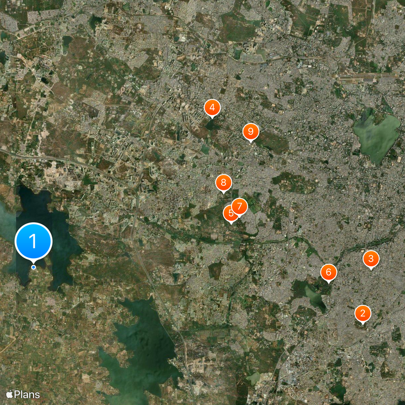 Chilkur Balaji Temple Mappa