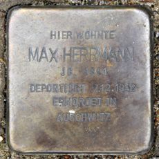 Stolperstein für Max Herrmann