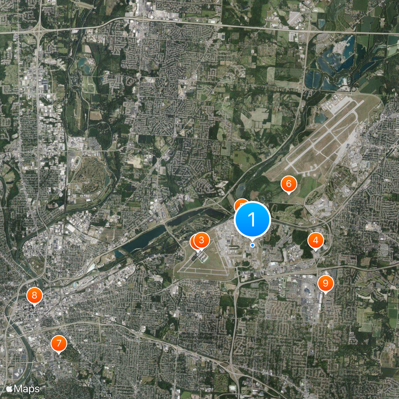 Air Force Institute of Technology Map