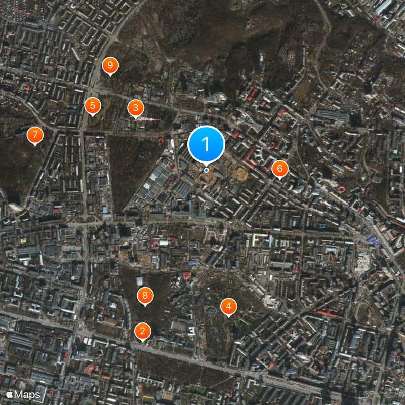 Kyiv Motorcycle Plant Map