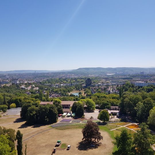 Blick über das Tal der Rosen